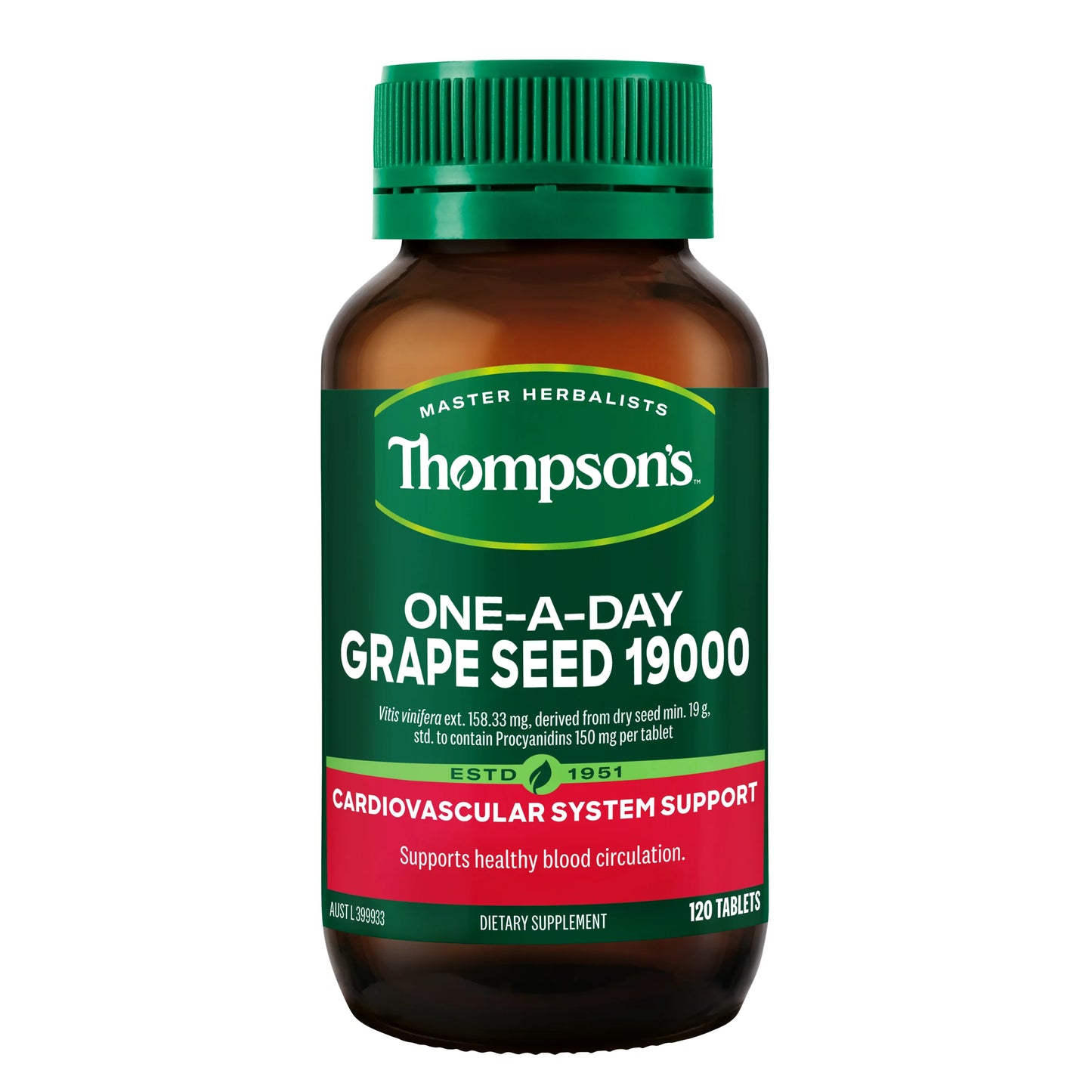 Thompson's One-a-day Grape Seed 19000 120 tablets