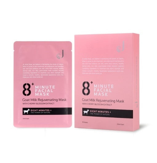 Jema Rose-8+ Minute Goat Milk Rejuvenating Mask With Cherry Blossom Extract 10x25ml