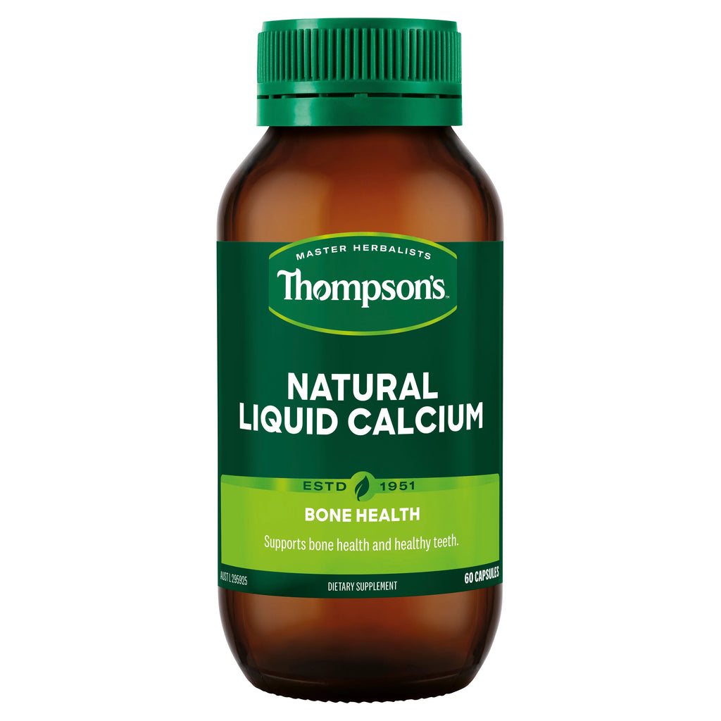 Thompson's Natural Liquid Calcium 60 Capsules