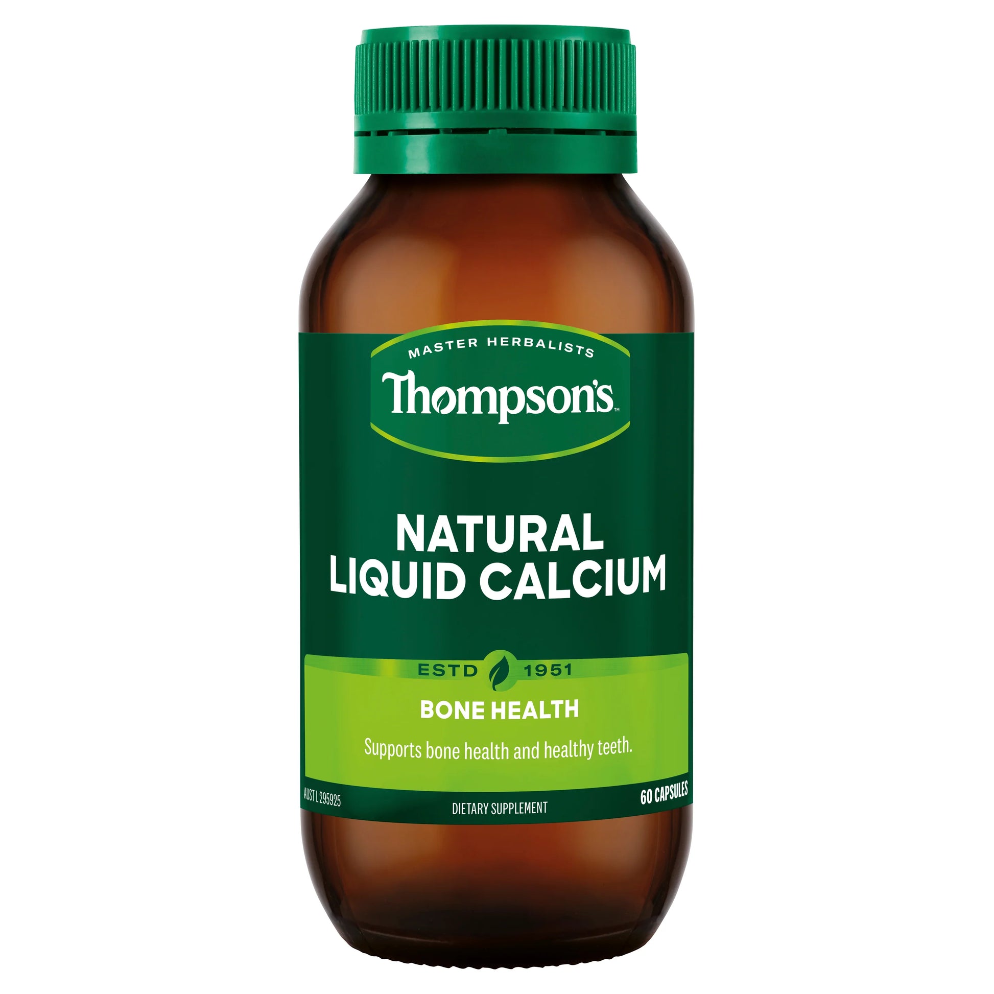 Thompson's Natural Liquid Calcium 60 Capsules
