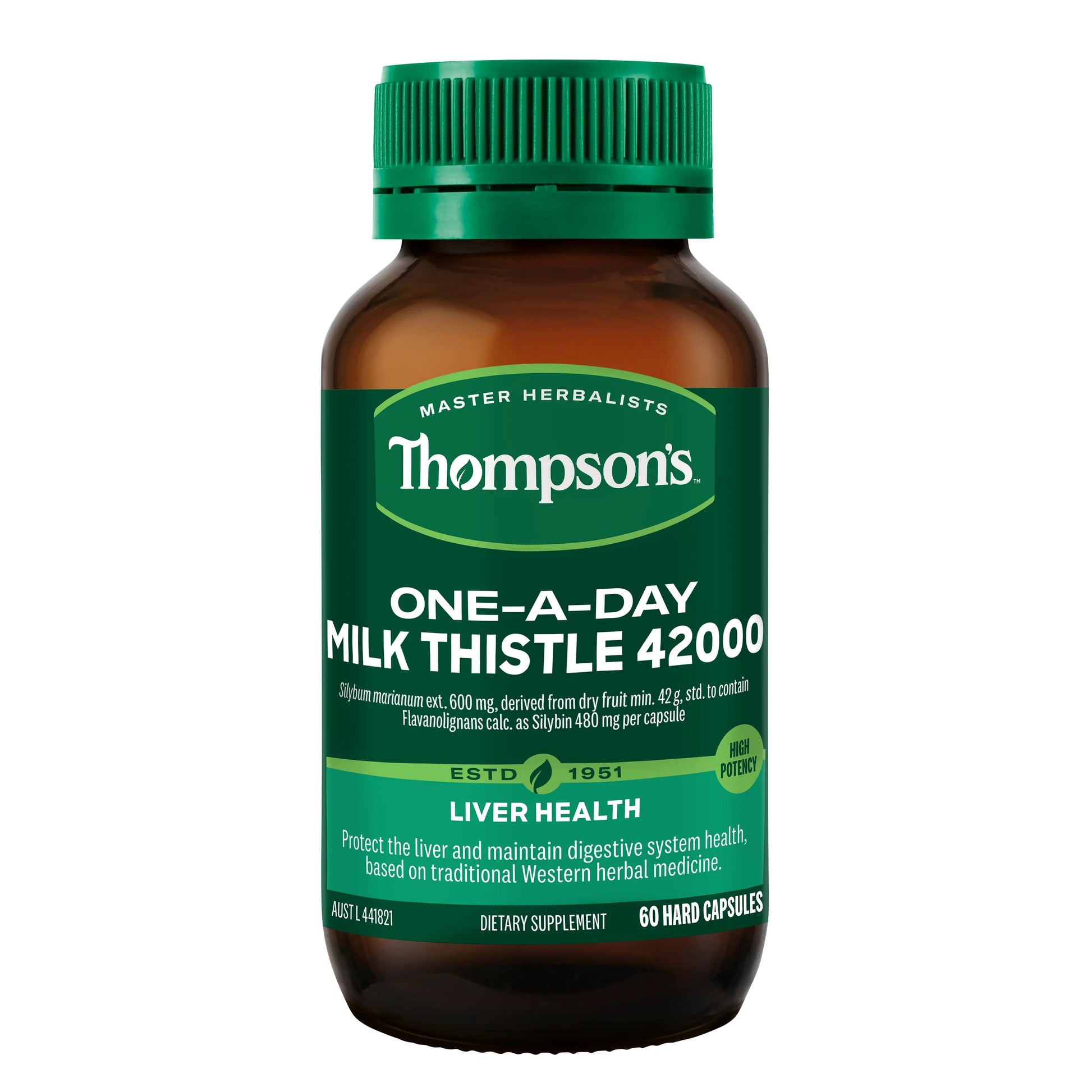 Thompson's One-A-Day Milk Thistle 42,000 60 Capsules