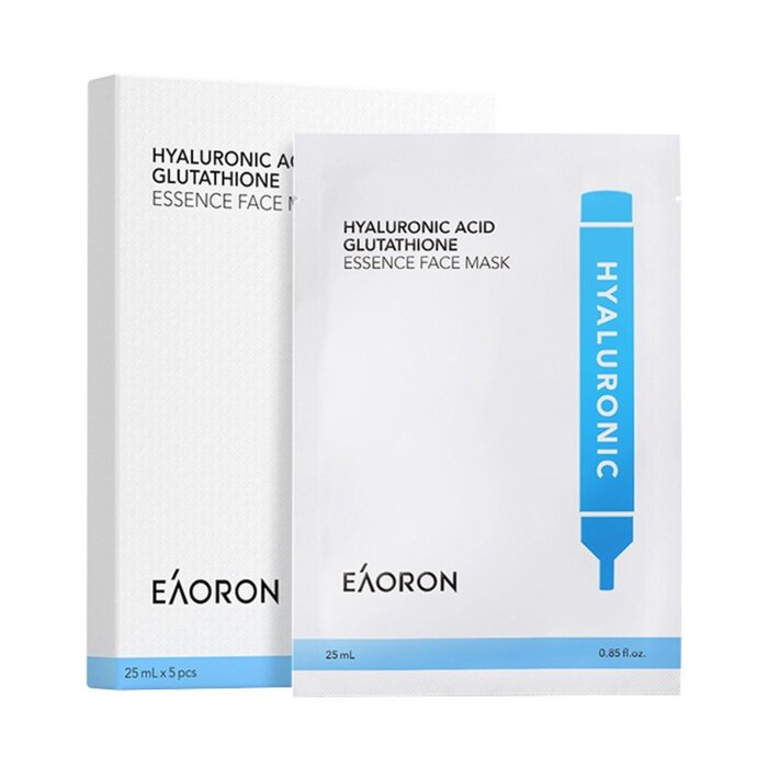 Eaoron Hyaluronic Acid Glutathione Essence Face Mask 5Pcs