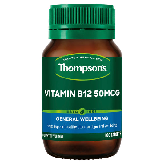 Thompson's Vitamin B12 50mcg 100 Tablets