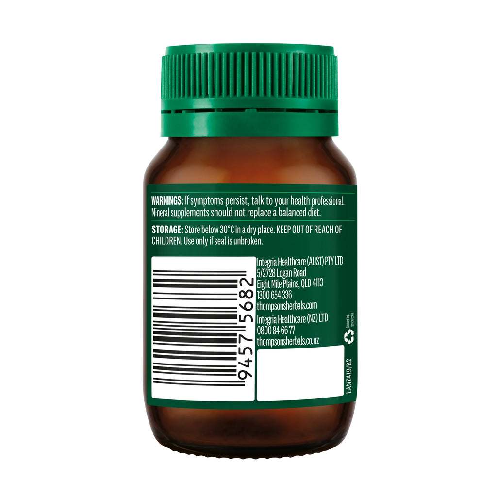 Thompson's Organic Zinc 80 Tablets