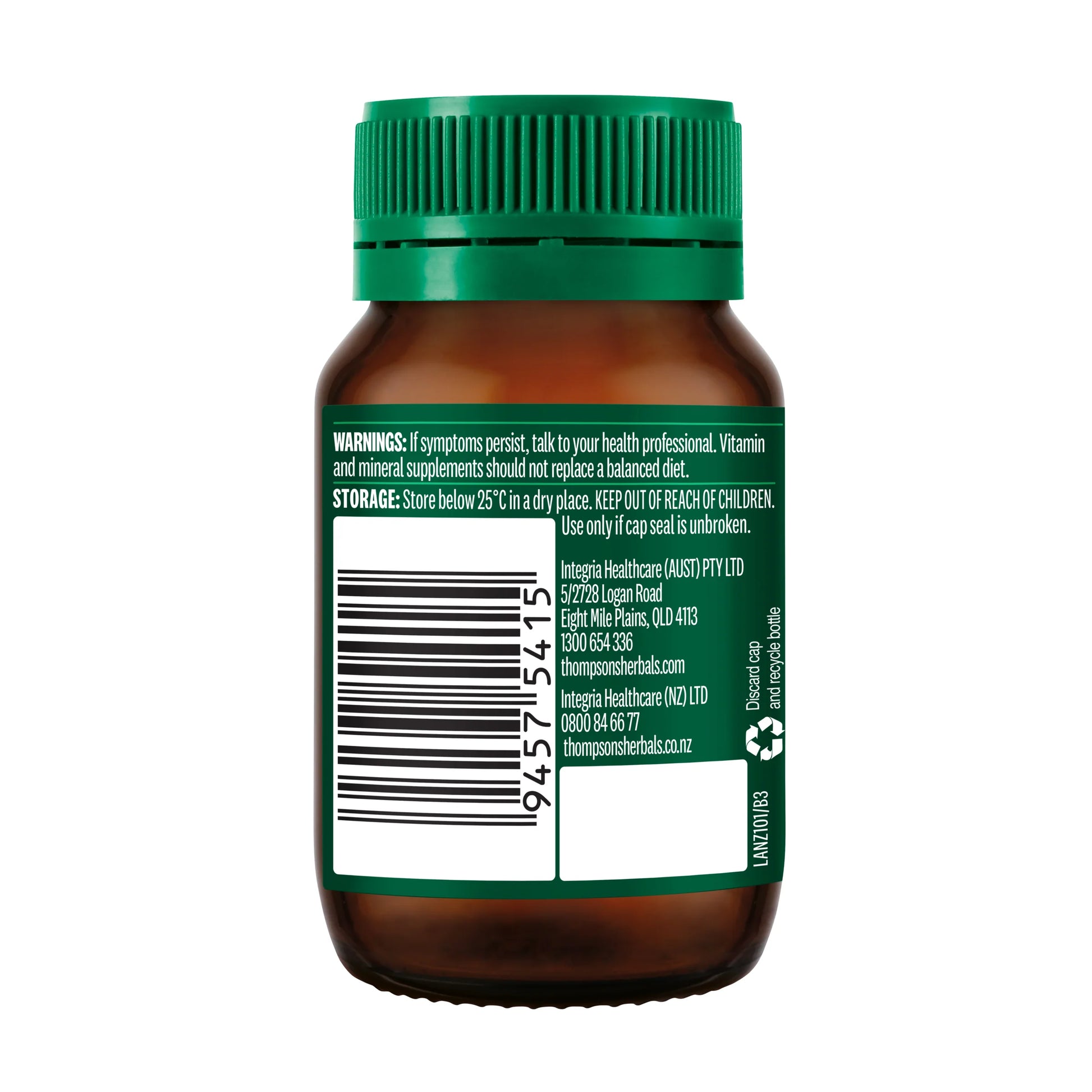 Thompson's B Complex 100 Tablets