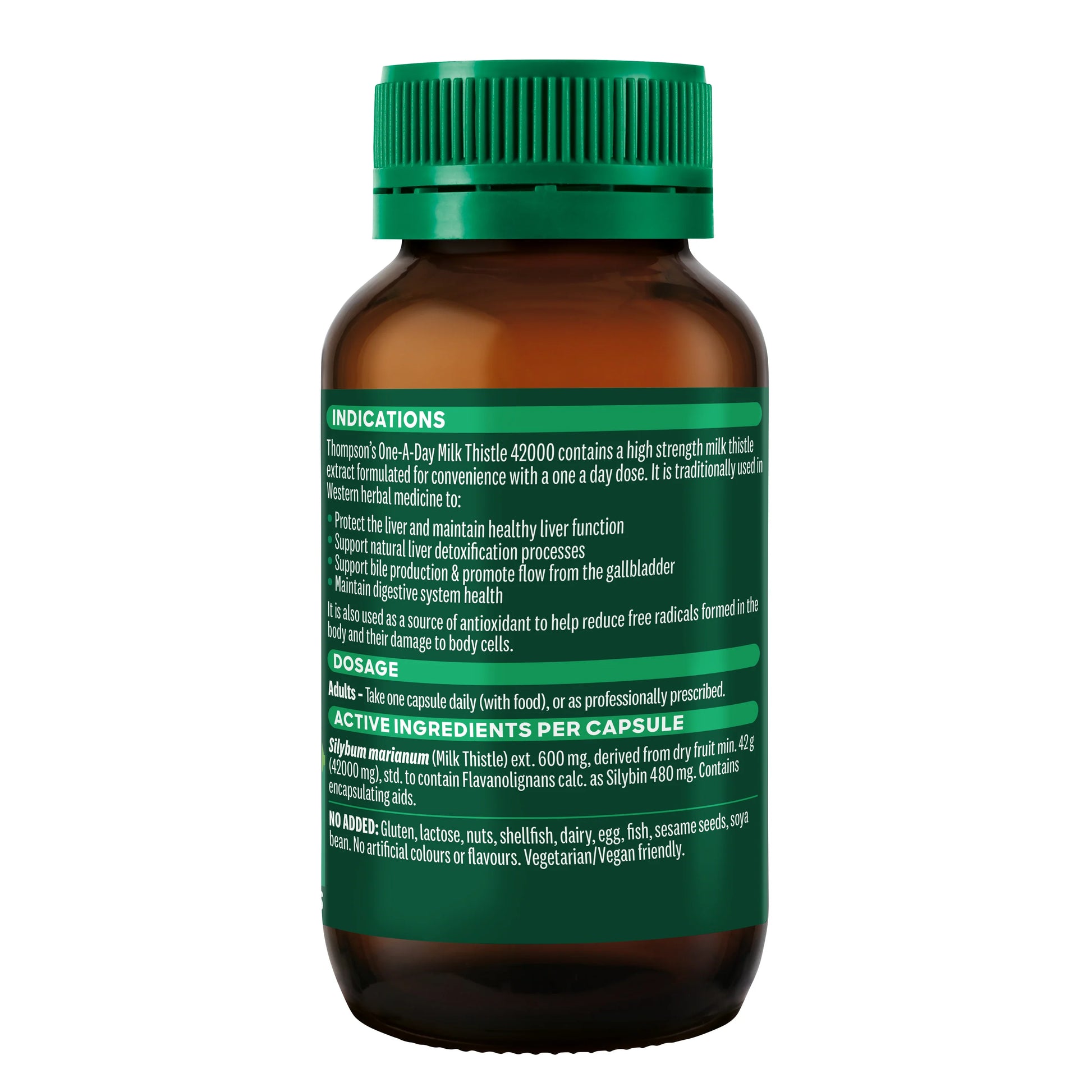 Thompson's One-A-Day Milk Thistle 42,000 60 Capsules