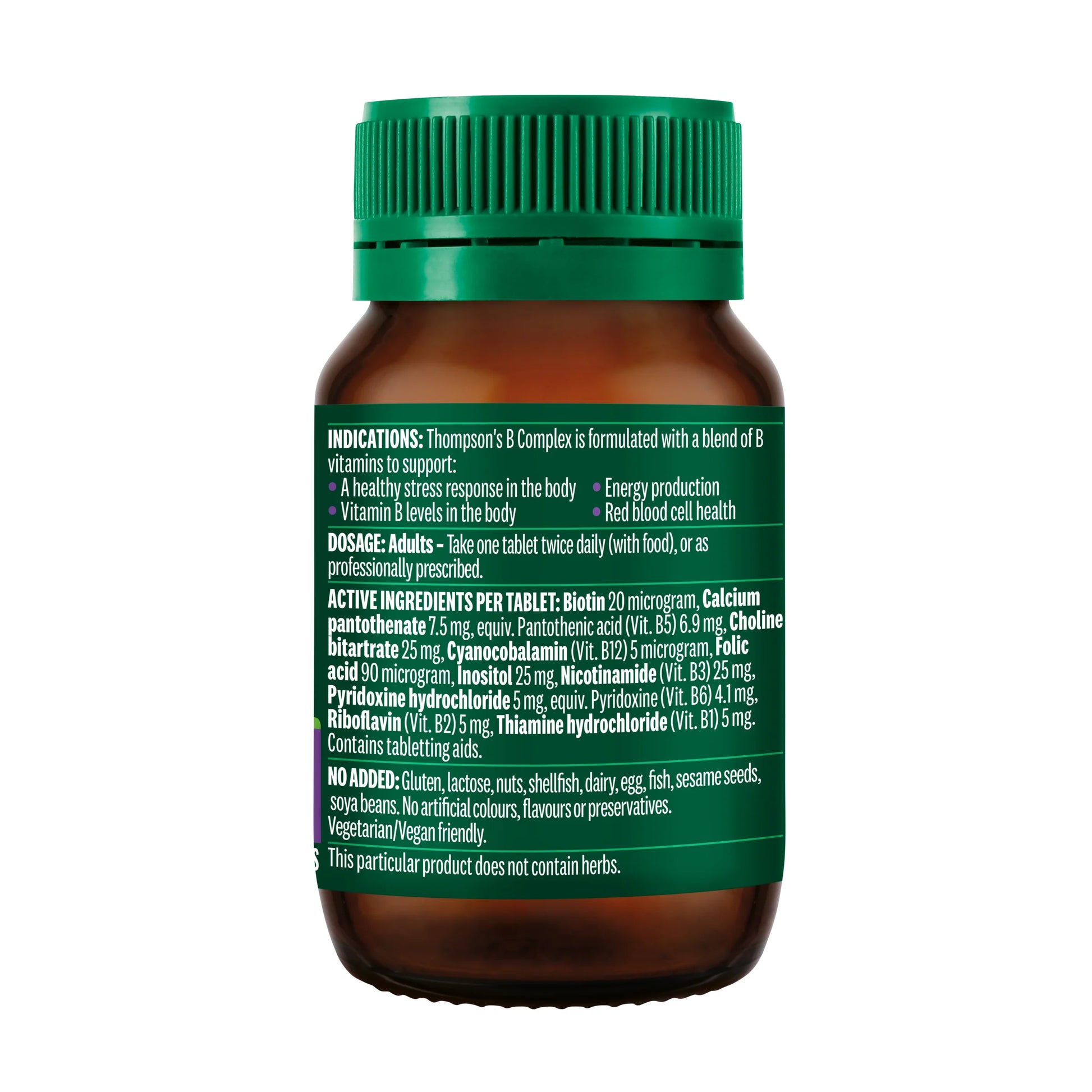 Thompson's B Complex 100 Tablets