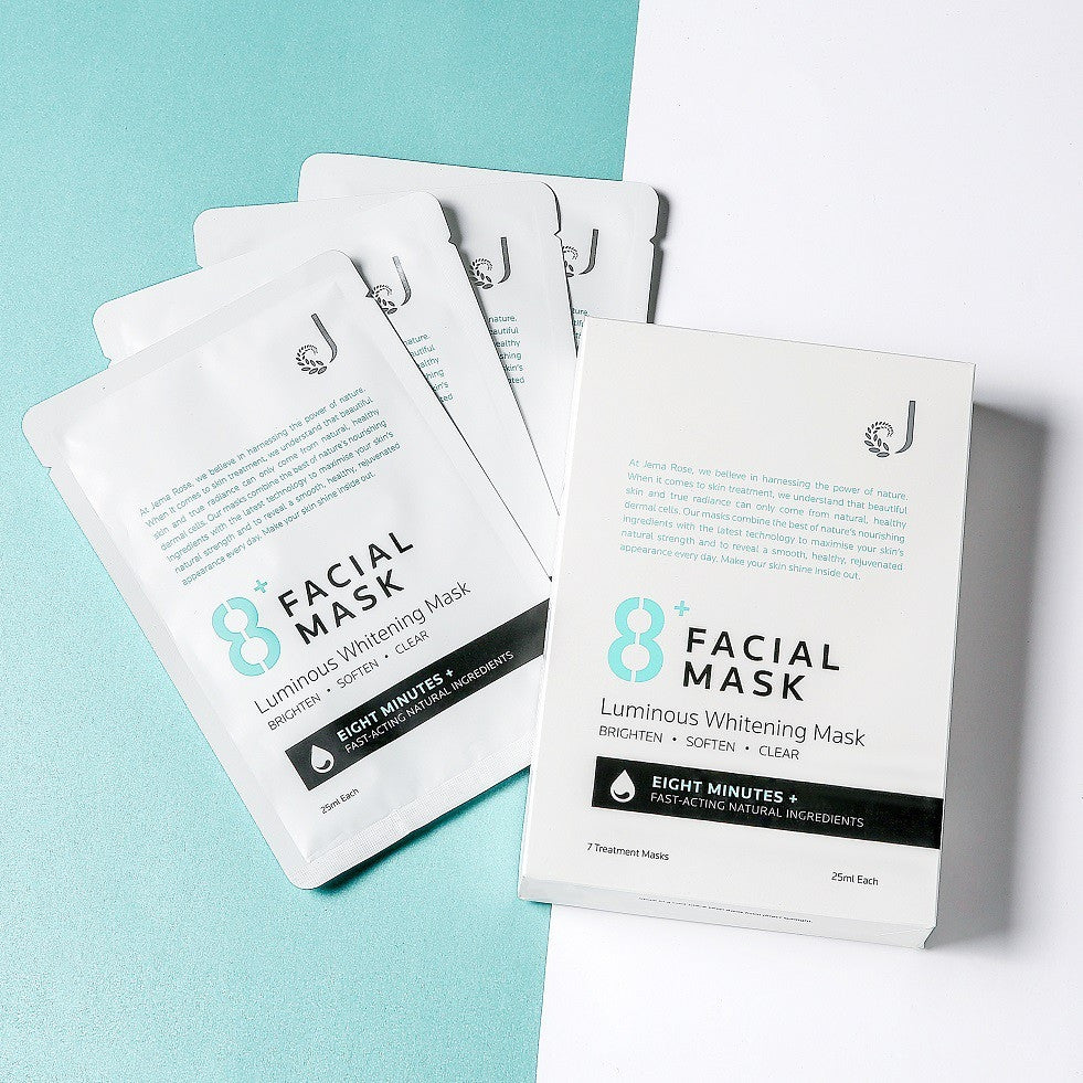 Jema Rose-8+ Minute Luminous Whitening Mask 7x25ml