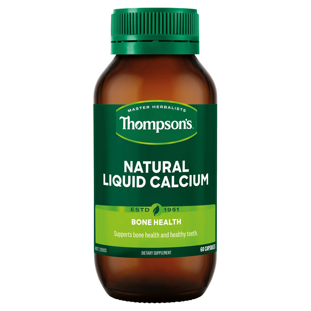 Thompson's Natural Liquid Calcium 60 Capsules
