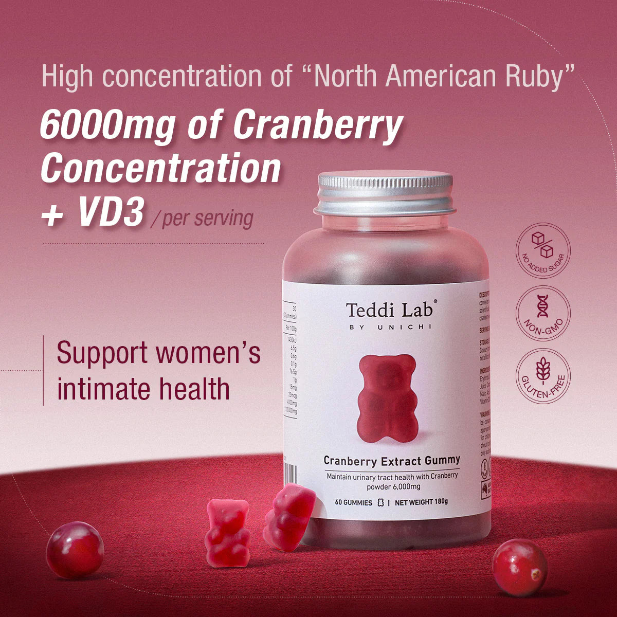 Unichi Cranberry Extract Gummy