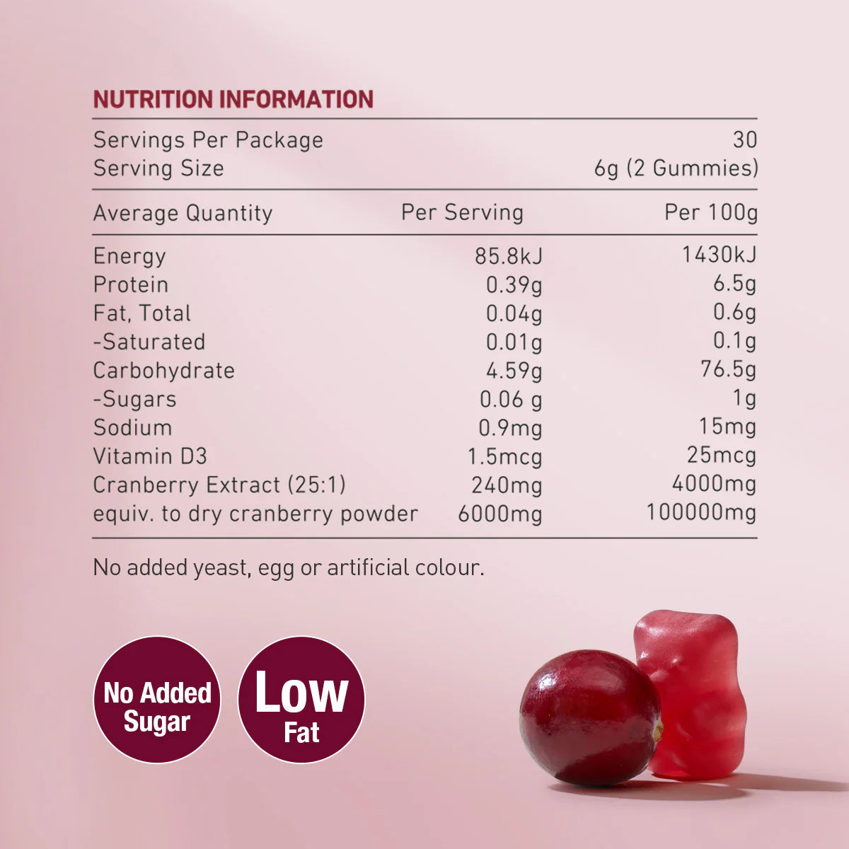 Unichi Cranberry Extract Gummy