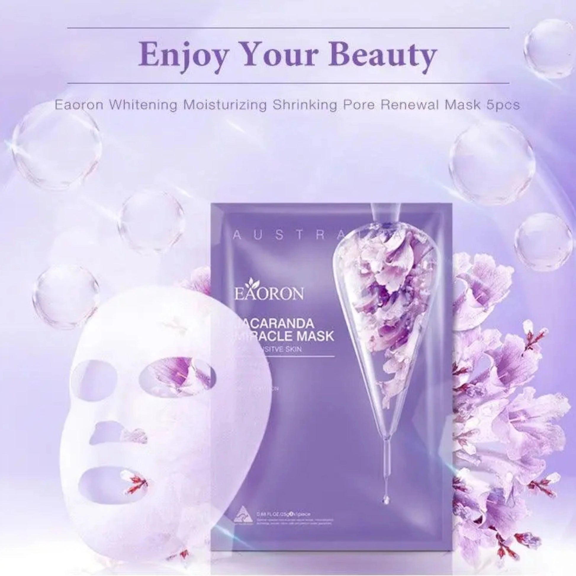 Eaoron Jacaranda Miracle Mask 5pcs